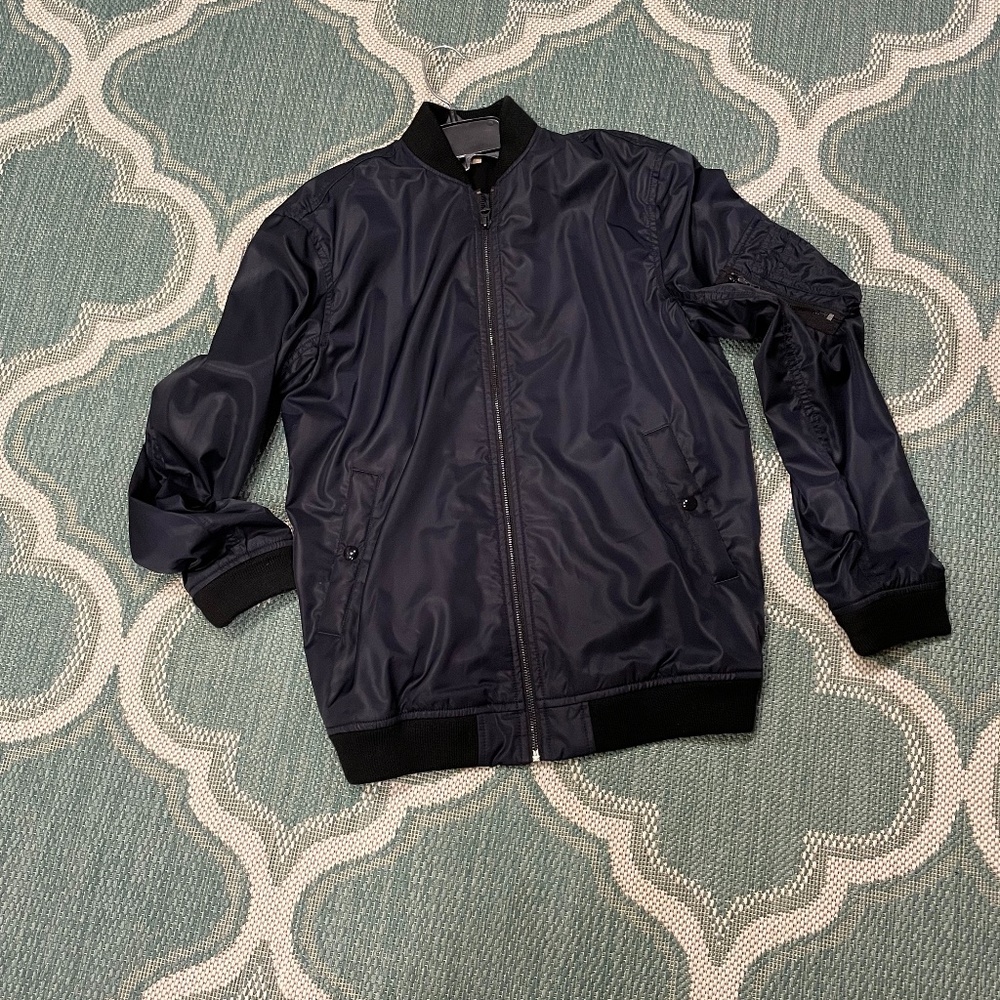 NWT Women’s Ralph Lauren Denim & Supply Dark Blue Bomber Jacket Sz M